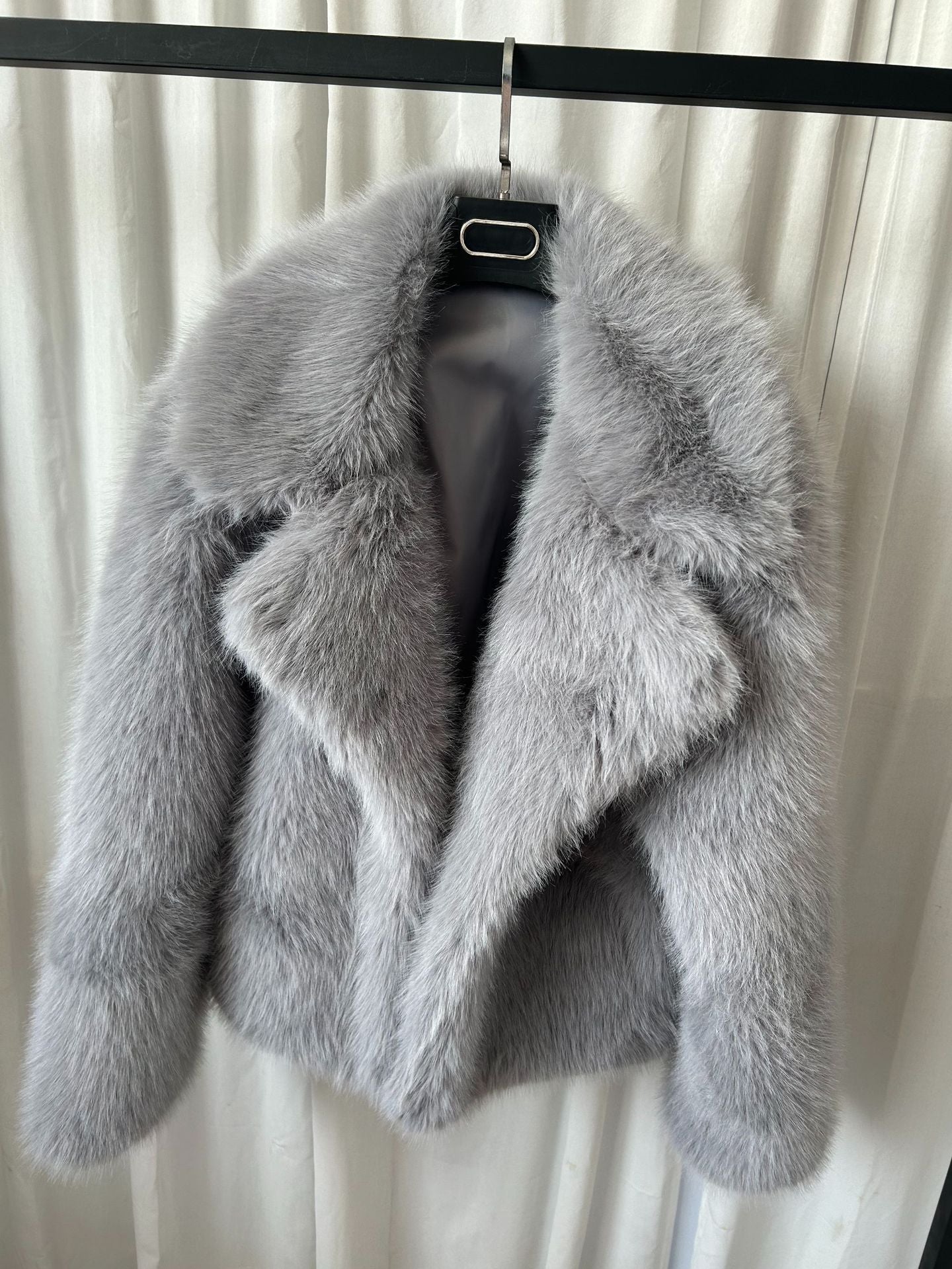 New Plush Artificial Fur Coat Women