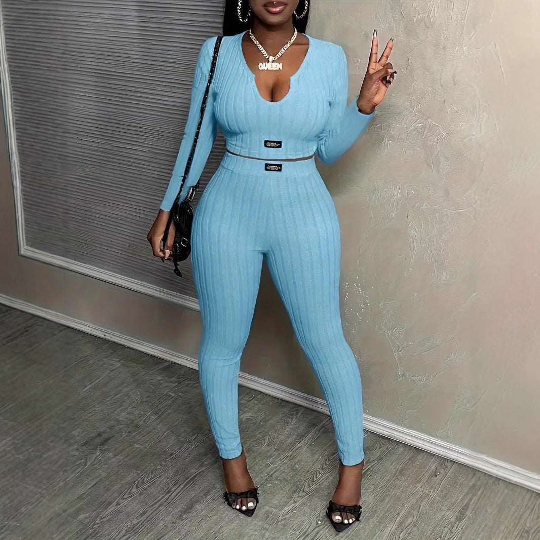 Casual And Stylish Two-piece Set For Women