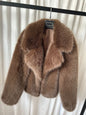 New Plush Artificial Fur Coat Women