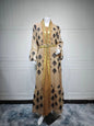 Middle East Arab Dubai Robe Mesh Embroidery Dress