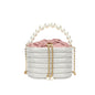 European And American Fashion One-shoulder Ins Women's Crossbody Classic Style Pearl Hand Dinner Bag