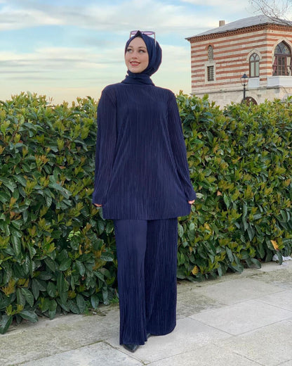 Ethnic Style Loose Casual Pleated Suit Southeast Asian Arab Women's Clothing