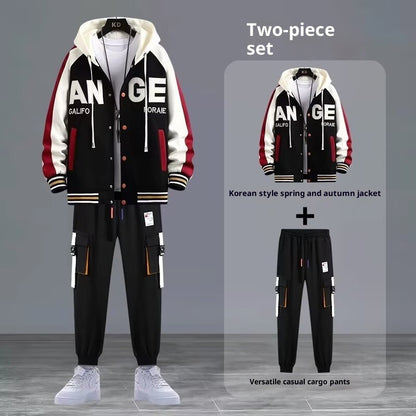 Youth Sweater Jacket Junior High School Student Trendy Sports Suit