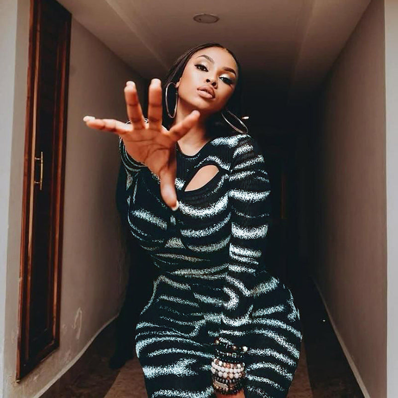 Women's Round Neck Hollowed-out Bustier Jumpsuit High-waisted Pants Set