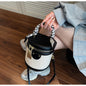 High-grade Stitching Fashion Rhombus Trendy Casual Simple Shoulder Messenger Bag