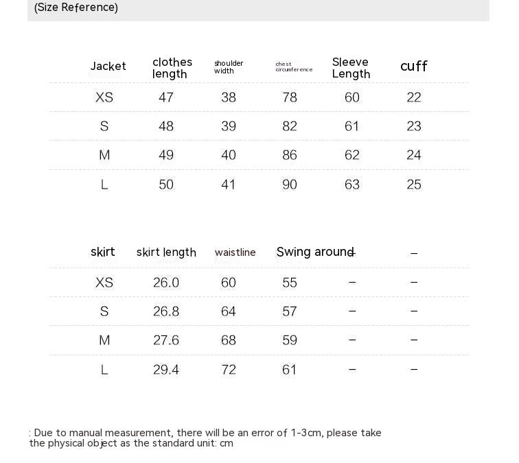 Knitwear Coat Short Dress Two-piece Set