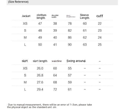 Knitwear Coat Short Dress Two-piece Set