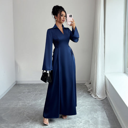 Elegant Casual Style Long Sleeve Dress