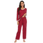 Women's Pajamas Long-sleeved Trousers Home Wear Two-piece Set