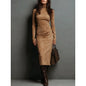 Sexy Slim-fit Long-sleeved Dress For Women