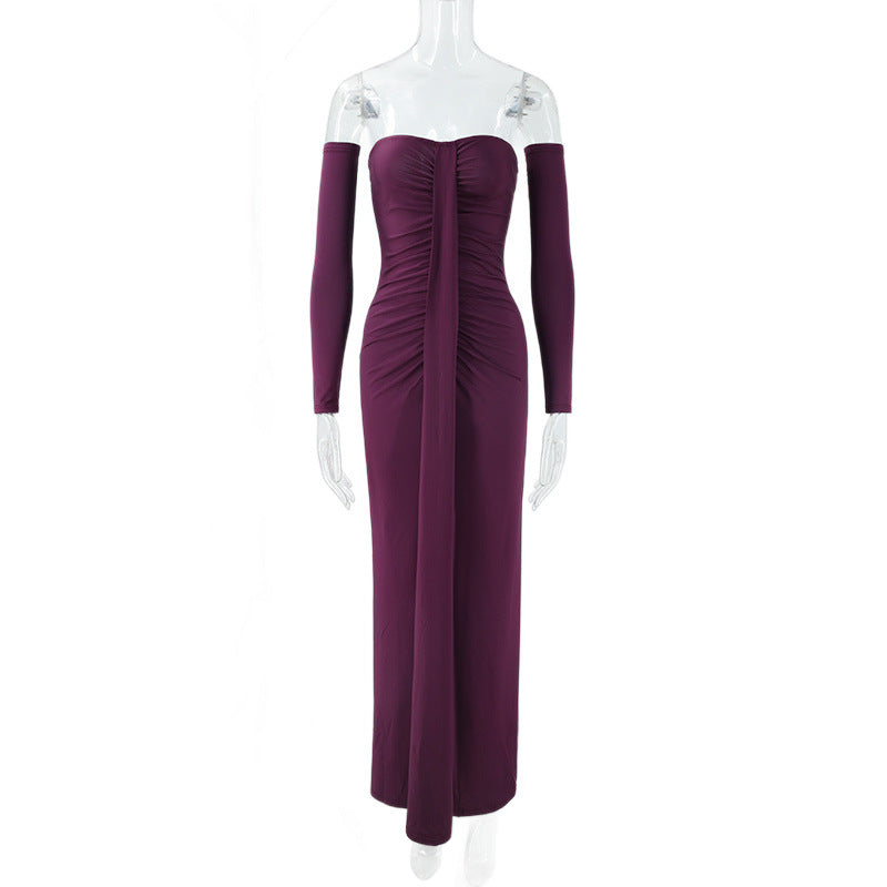 Elegant And Stylish Pleated Design With Detachable Sleeves