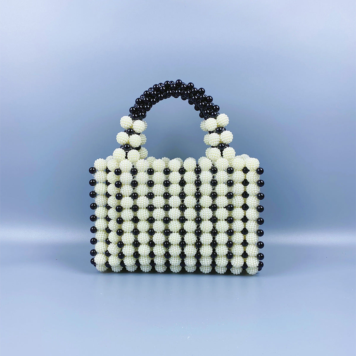 Hand-woven Special-interest Design Beaded Waxberry Square Bag