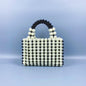 Hand-woven Special-interest Design Beaded Waxberry Square Bag