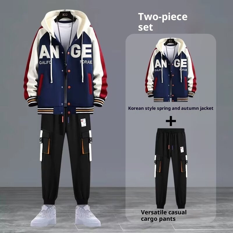 Youth Sweater Jacket Junior High School Student Trendy Sports Suit