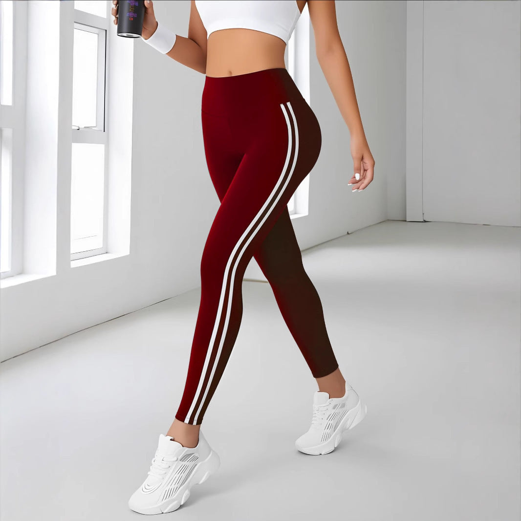 High Waist Hip Lift Tight Belly Trimming Fitness Sports Pants