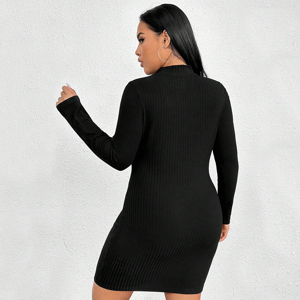 Women's Slim-fit Sexy Long-sleeve Bodycon Dress