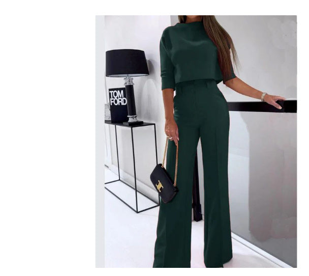 Fashion Tops High Waist Wide Leg