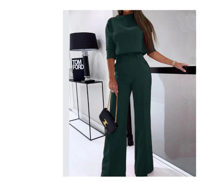 Fashion Tops High Waist Wide Leg