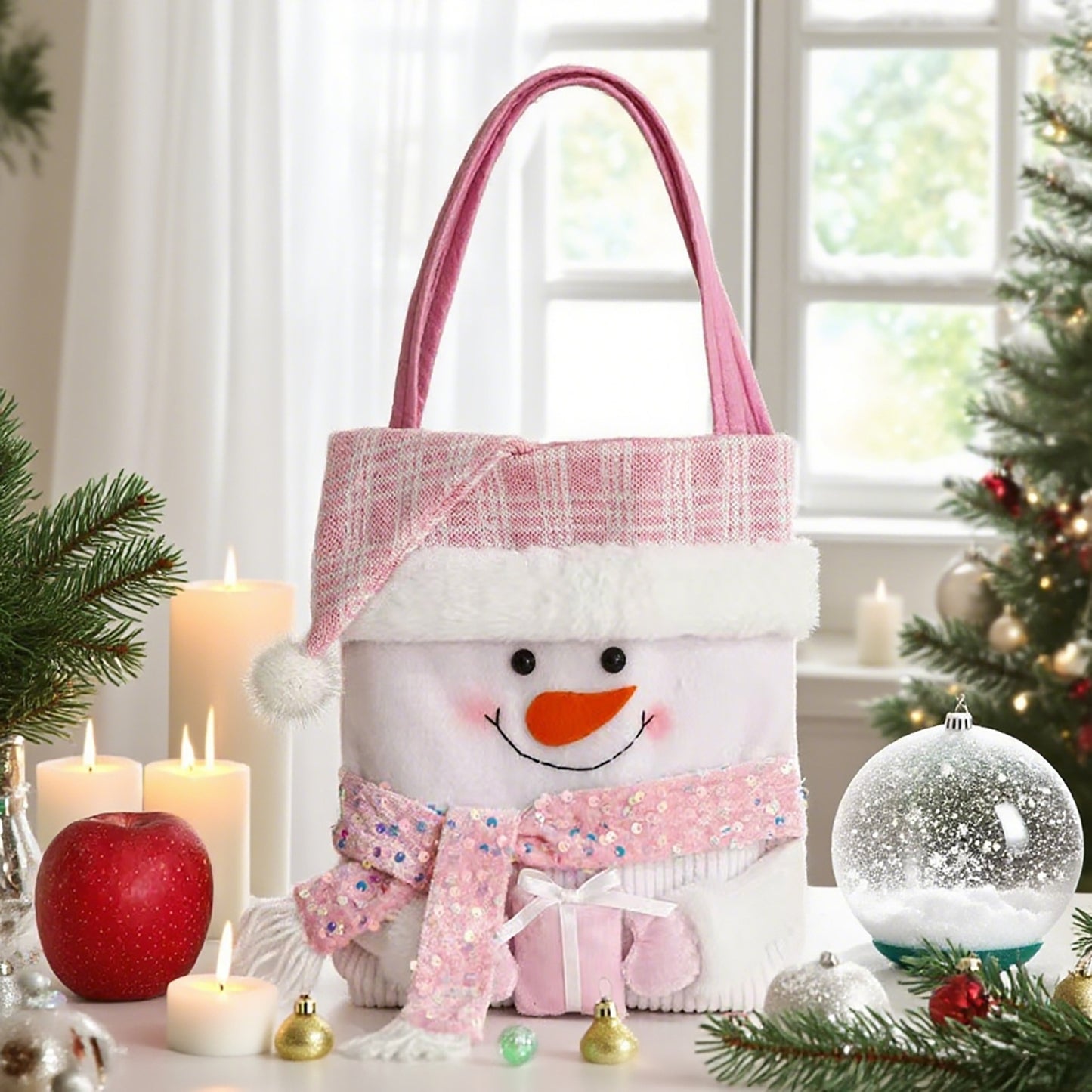 Cartoon Cloth Doll Christmas Gift Bag