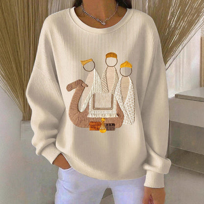 3D Printed Christmas Sweatshirt Women