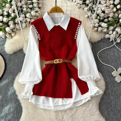 Two-piece Horn Anti-aging Fashion Vest