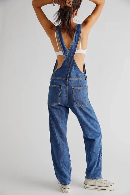 Fashion Casual Loose Denim Trousers