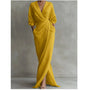 Womens V-neck Waist-cinching Dress