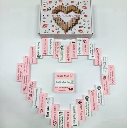 Couple Game Night Intimacy Block Tower Jenga Game Valentine Tumbling Tower Stacking Blocks Game Party Interactive Games 18