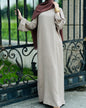 Muslim Female Dubai Turkey Fallwinter Dress