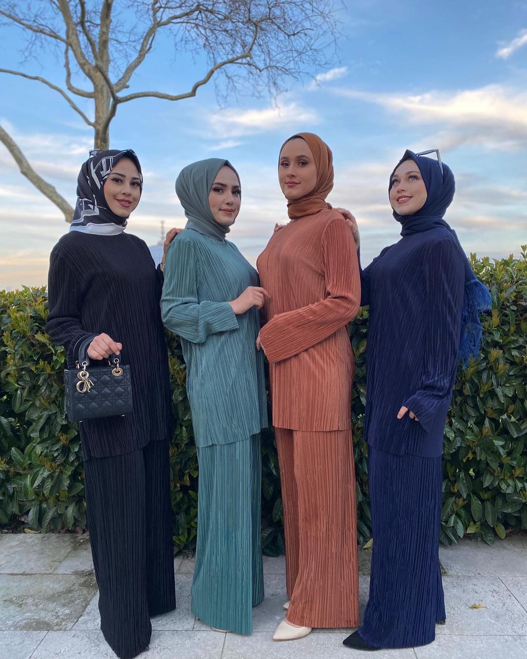 Ethnic Style Loose Casual Pleated Suit Southeast Asian Arab Women's Clothing