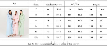 Dubai Love Embroidered Elegant Cardigan Robe