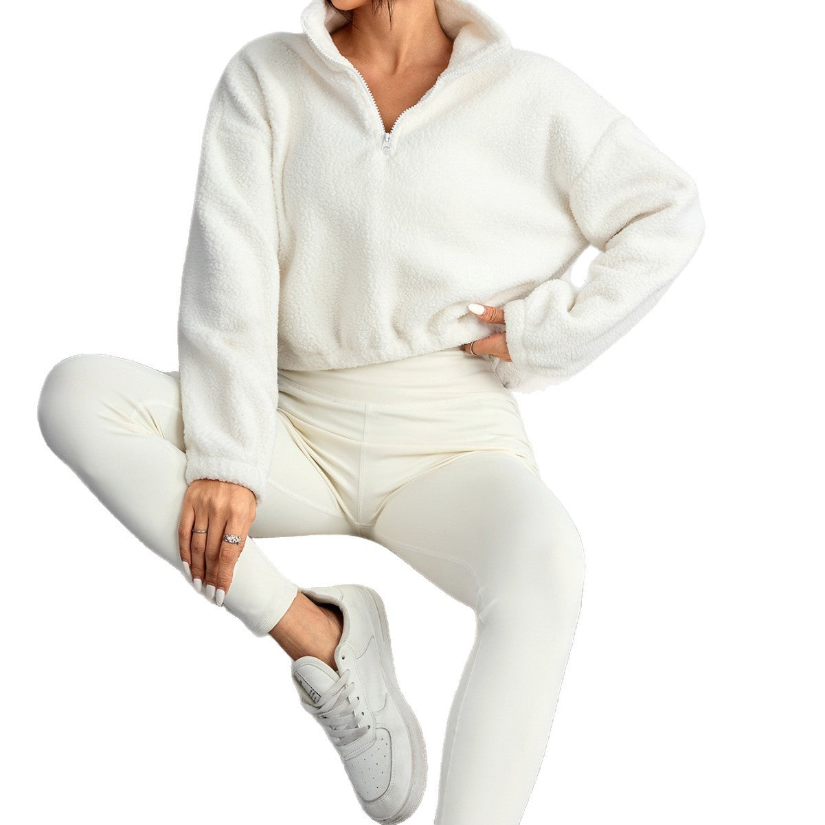 Fleece Sweatshirt Yoga Outdoor Leisure Sports Three-piece Suit