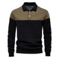 Men's Casual Long-sleeved Polo Collar Sweater