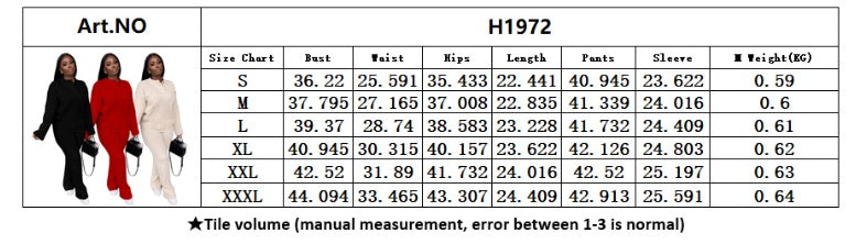 Fashion Casual Knitting Suit Long Sleeve Two-piece Sweater