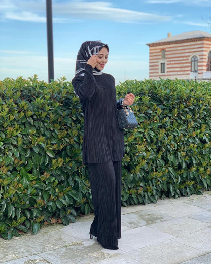 Ethnic Style Loose Casual Pleated Suit Southeast Asian Arab Women's Clothing