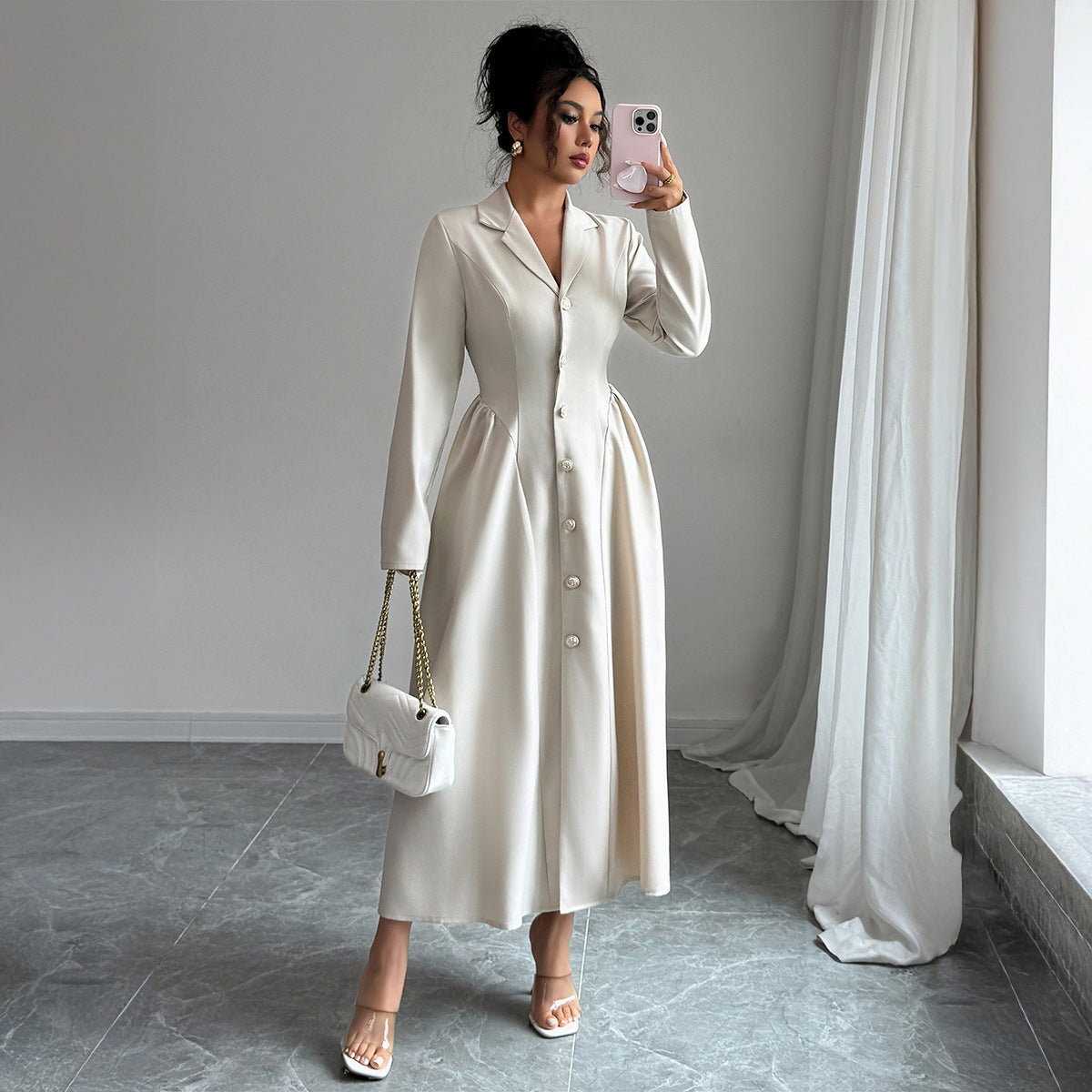 Long Sleeve Dress Women's Clothing