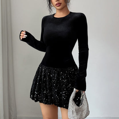 Elegant And Advanced Sequin Dress For Women