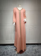 Summer Bronzing Muslim Dubai Gown