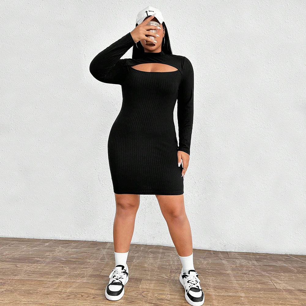 Women's Slim-fit Sexy Long-sleeve Bodycon Dress