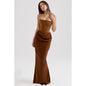 Slim Tube Top Long Dress Sexy Fashion Bandeau Backless Party Evening Dresses For Women Clothing