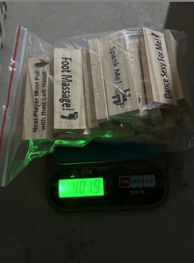 Couple Game Night Intimacy Block Tower Jenga Game Valentine Tumbling Tower Stacking Blocks Game Party Interactive Games 18