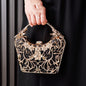 Hollow Out Party Clutch Shiny Banquet Bag
