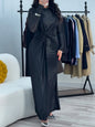 Metallic Maxi Dress With Twist Front Detail And Long Sleeves