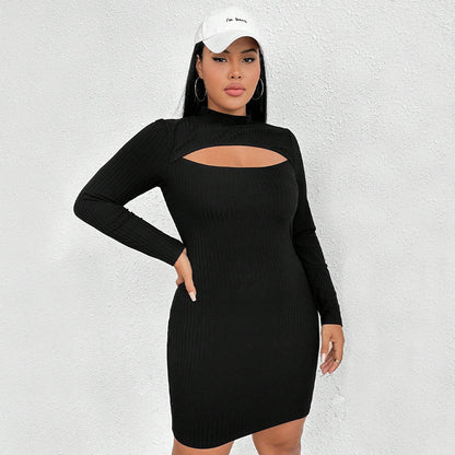 Women's Slim-fit Sexy Long-sleeve Bodycon Dress