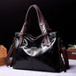 Retro Fashion Tote Casual Soft Leather Shoulder Crossbody Large Capacity Women's Bag