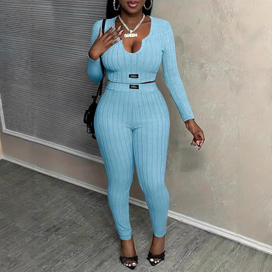 Casual And Stylish Two-piece Set For Women