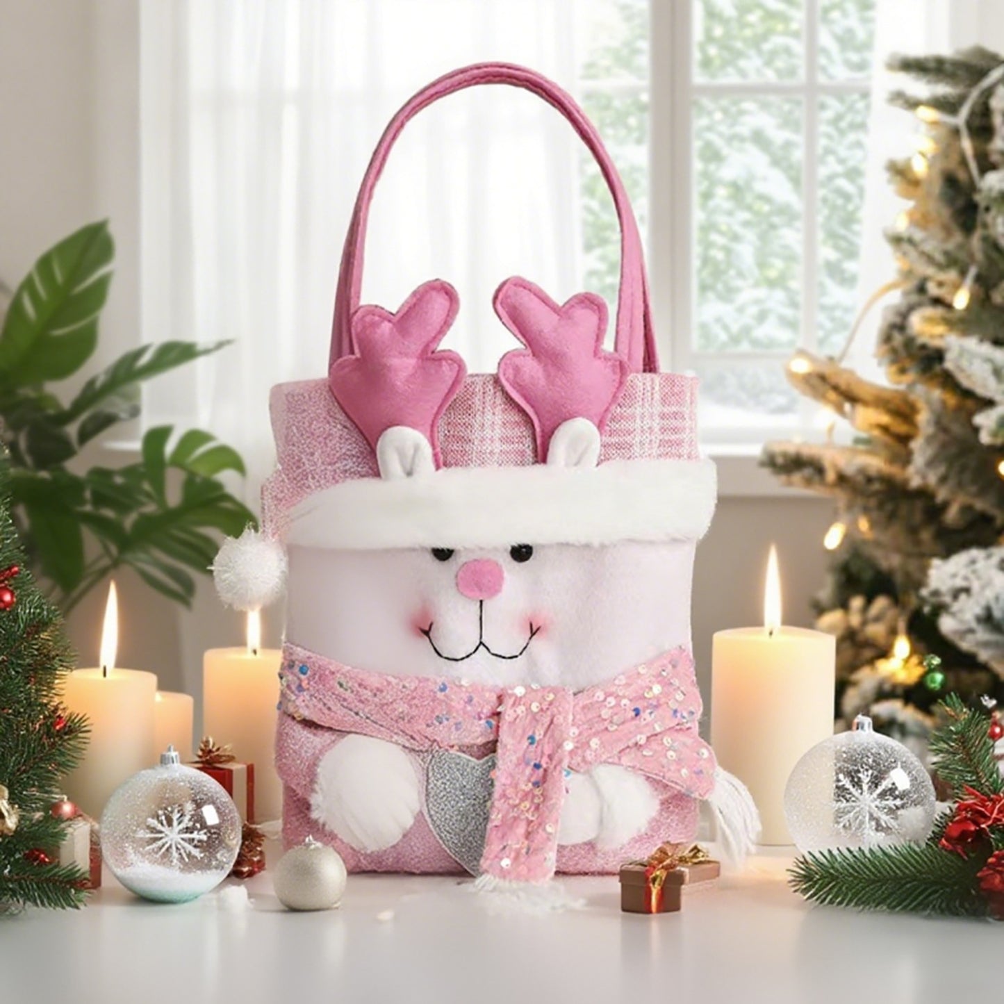 Cartoon Cloth Doll Christmas Gift Bag