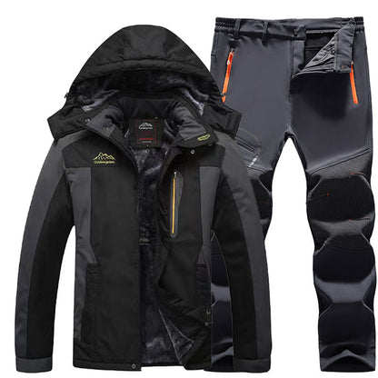 Outdoor Windproof And Frost-proof Men's Windproof Jacket Set