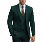 Business Casual Men's Three-piece Suit For Bridegroom Men's Wedding