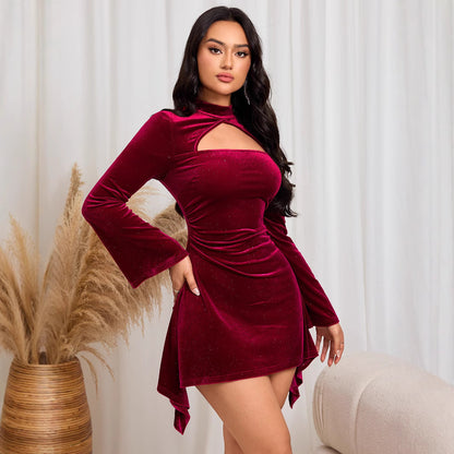 Women's Fashionable And Elegant Long-sleeve Dress